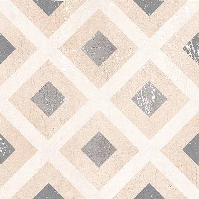Vintage Muster Fliese beige