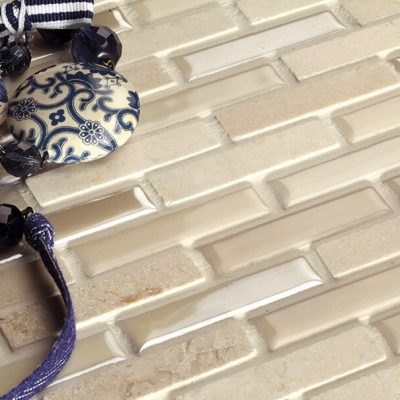 quer Mosaik beige