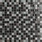 Mosaikfliesen Muster schwarz