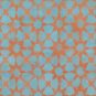 Fliesen mit Muster bunt blau orange