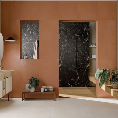 Wandbelag Decorfliesen rosa Marmor