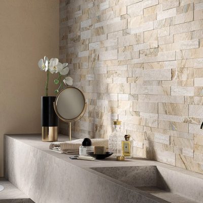 Wandfliesen Brick beige