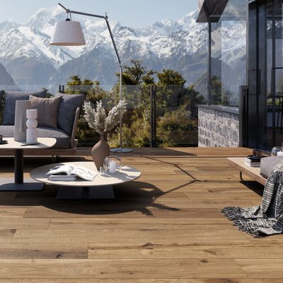 Holzterrasse Fliesen