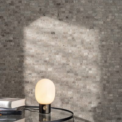 Brick Mosaik grau