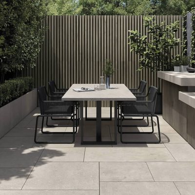 Außenküche Terrassenplatten