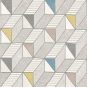 Retro Decorfliese Pastellfarben